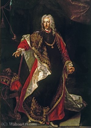 Wikioo.org - The Encyclopedia of Fine Arts - Painting, Artwork by Louis Michel Van Loo - ames FitzJames, 2nd Duke of Berwick
