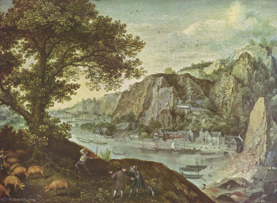 Wikioo.org - The Encyclopedia of Fine Arts - Painting, Artwork by Lucas Van Valkenborch - Landscape