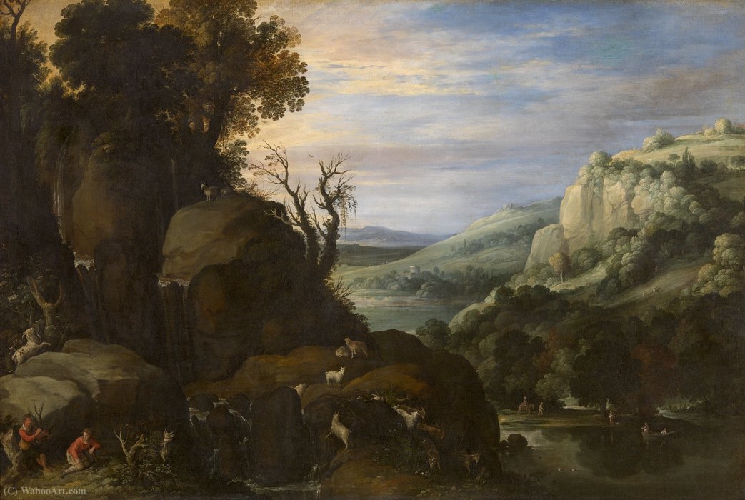 Wikioo.org - The Encyclopedia of Fine Arts - Painting, Artwork by Maerten Ryckaert - Landscape