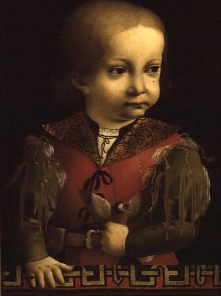 Wikioo.org - The Encyclopedia of Fine Arts - Painting, Artwork by Marco D' Oggiono - Portrait of Francesco Maria Sforza