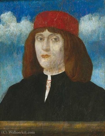 Wikioo.org - สารานุกรมวิจิตรศิลป์ - จิตรกรรม Marco Marziale - Portrait of a patrician