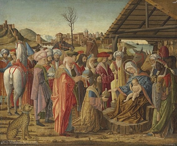 Wikioo.org - The Encyclopedia of Fine Arts - Painting, Artwork by Marco Marziale - The Adoration of the Magi
