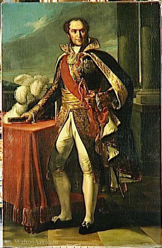 Wikioo.org - The Encyclopedia of Fine Arts - Painting, Artwork by Marie Guillemine Benoist (Marie Guillemine De Laville Leroux) - Guillaume Marie-Anne Brune Count, Marshal of France