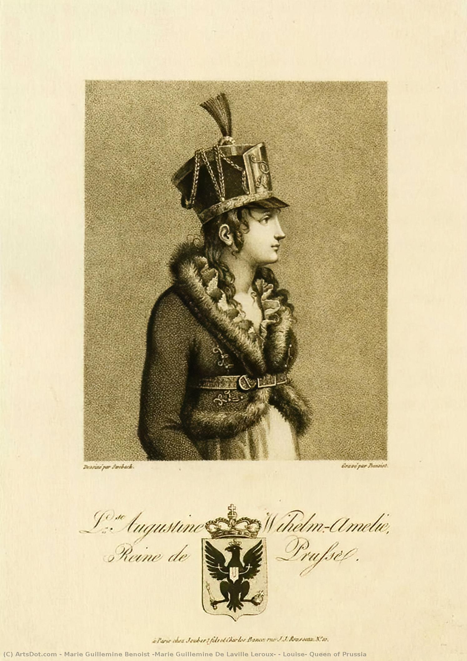 WikiOO.org - Encyclopedia of Fine Arts - Målning, konstverk Marie Guillemine Benoist (Marie Guillemine De Laville Leroux) - Louise, Queen of Prussia