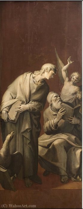 Wikioo.org - The Encyclopedia of Fine Arts - Painting, Artwork by Marten Pepijn - Saints John and Matthew