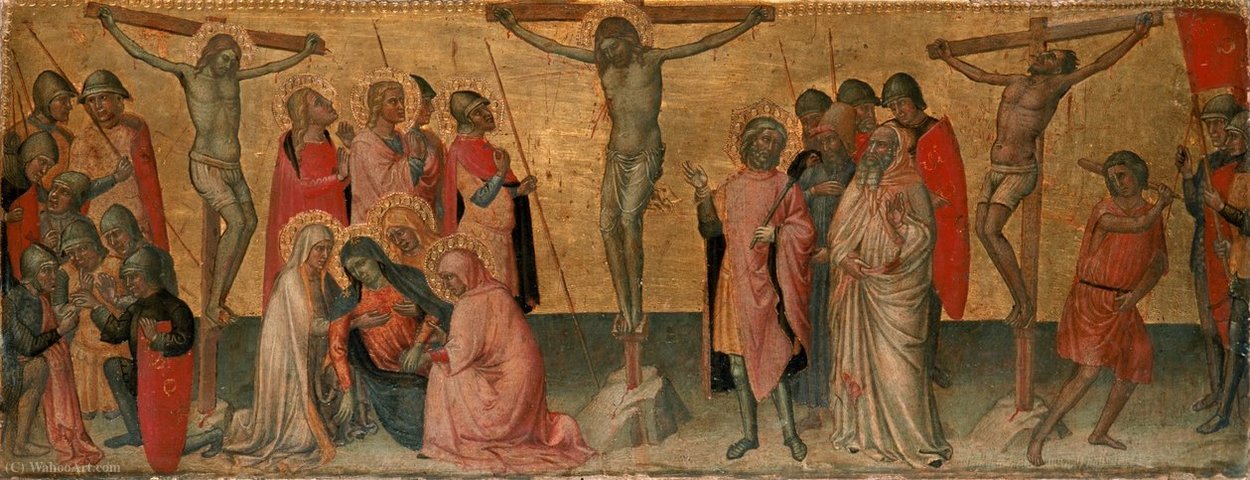 WikiOO.org - אנציקלופדיה לאמנויות יפות - ציור, יצירות אמנות Martino Di Bartolommeo Di Biagio - Crucifixion