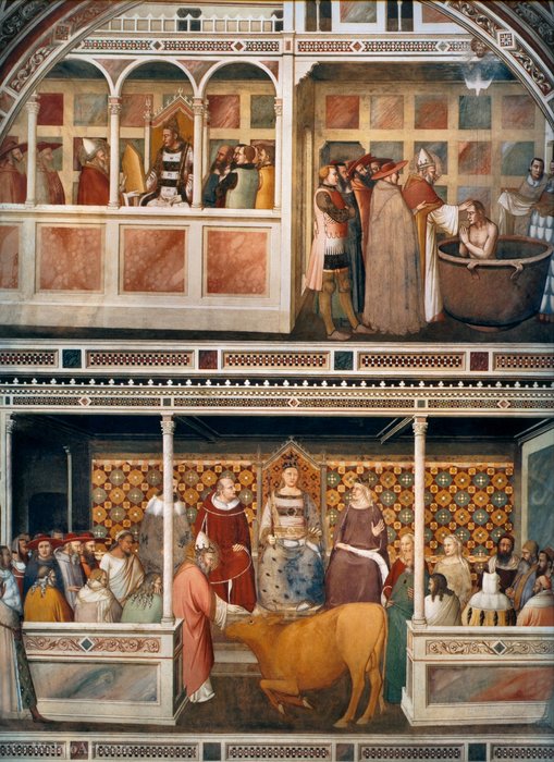 WikiOO.org – 美術百科全書 - 繪畫，作品 Maso Di Banco - 壁画的圣十字教堂所有