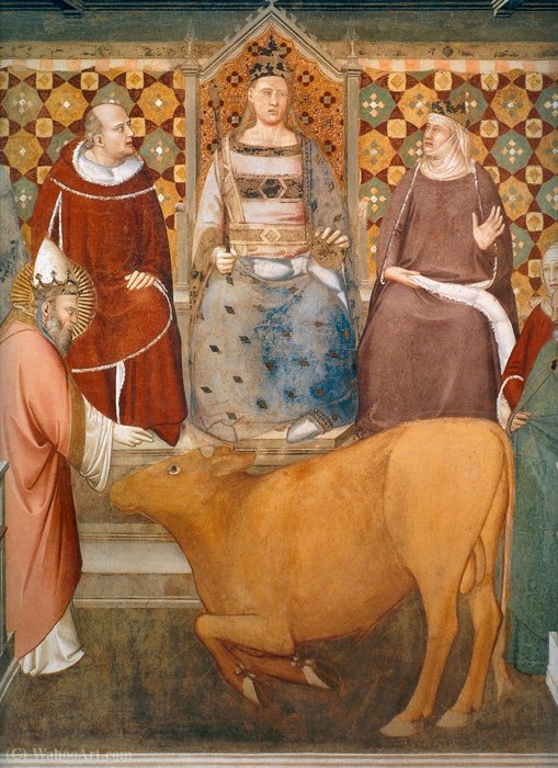 Wikioo.org - The Encyclopedia of Fine Arts - Painting, Artwork by Maso Di Banco - Fresco from Santa Croce