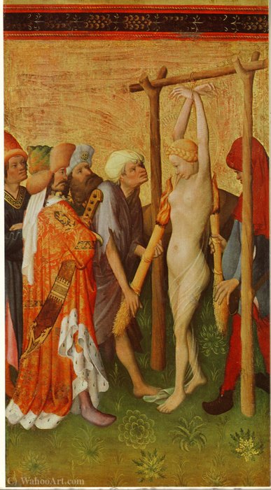 Wikioo.org - The Encyclopedia of Fine Arts - Painting, Artwork by Master Francke (Frater Francke) - Barbara altar