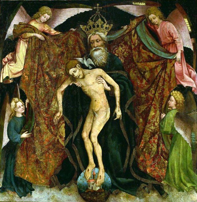 WikiOO.org - Encyclopedia of Fine Arts - Maľba, Artwork Master Francke (Frater Francke) - Holy trinity