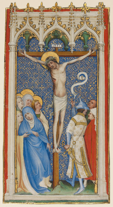 Wikoo.org - موسوعة الفنون الجميلة - اللوحة، العمل الفني Master Of Saint Veronica - The crucifixion