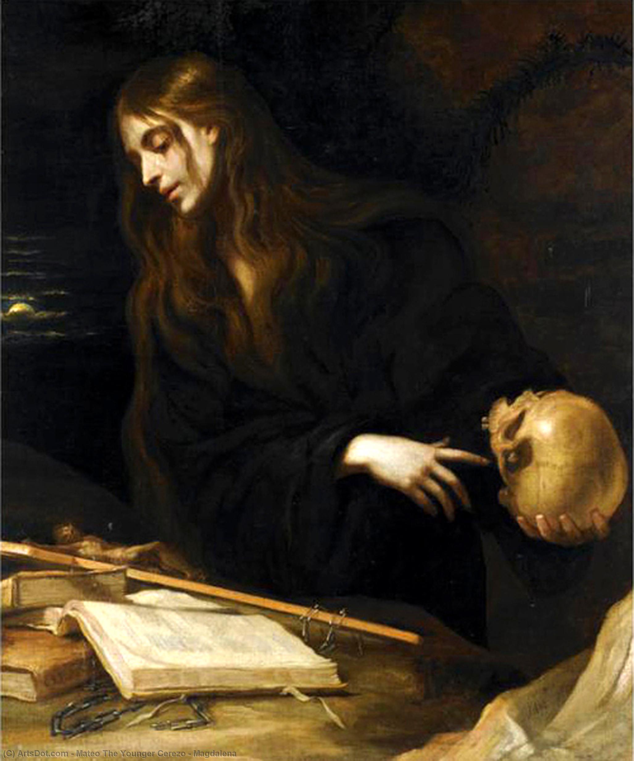 Wikioo.org - The Encyclopedia of Fine Arts - Painting, Artwork by Mateo The Younger Cerezo - Magdalena