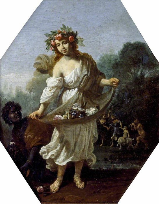 WikiOO.org - Εγκυκλοπαίδεια Καλών Τεχνών - Ζωγραφική, έργα τέχνης Michelangelo Cerquozzi - Spring (Flora)