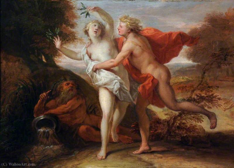 WikiOO.org - Encyclopedia of Fine Arts - Maľba, Artwork Michele Rocca - Apollo and Daphne
