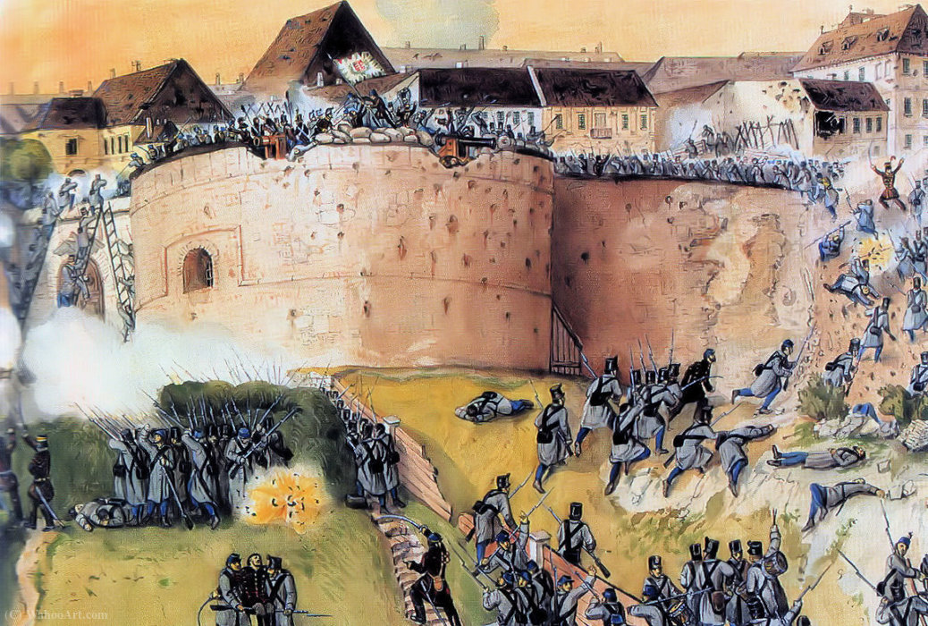 Wikioo.org - The Encyclopedia of Fine Arts - Painting, Artwork by Mor Than - In the siege