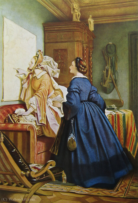 Wikioo.org - The Encyclopedia of Fine Arts - Painting, Artwork by Moritz Von Schwind - the Visit