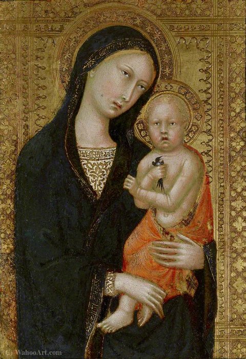 WikiOO.org - Encyclopedia of Fine Arts - Maleri, Artwork Naddo Ceccarelli - The Virgin and Child