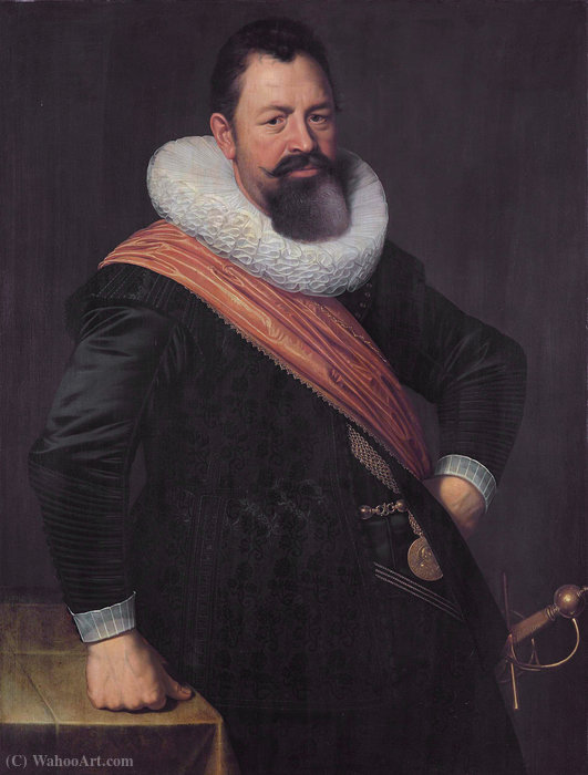WikiOO.org - Енциклопедия за изящни изкуства - Живопис, Произведения на изкуството Nicolaes Eliasz Pickenoy - Portrait of Jochem Hendricksz