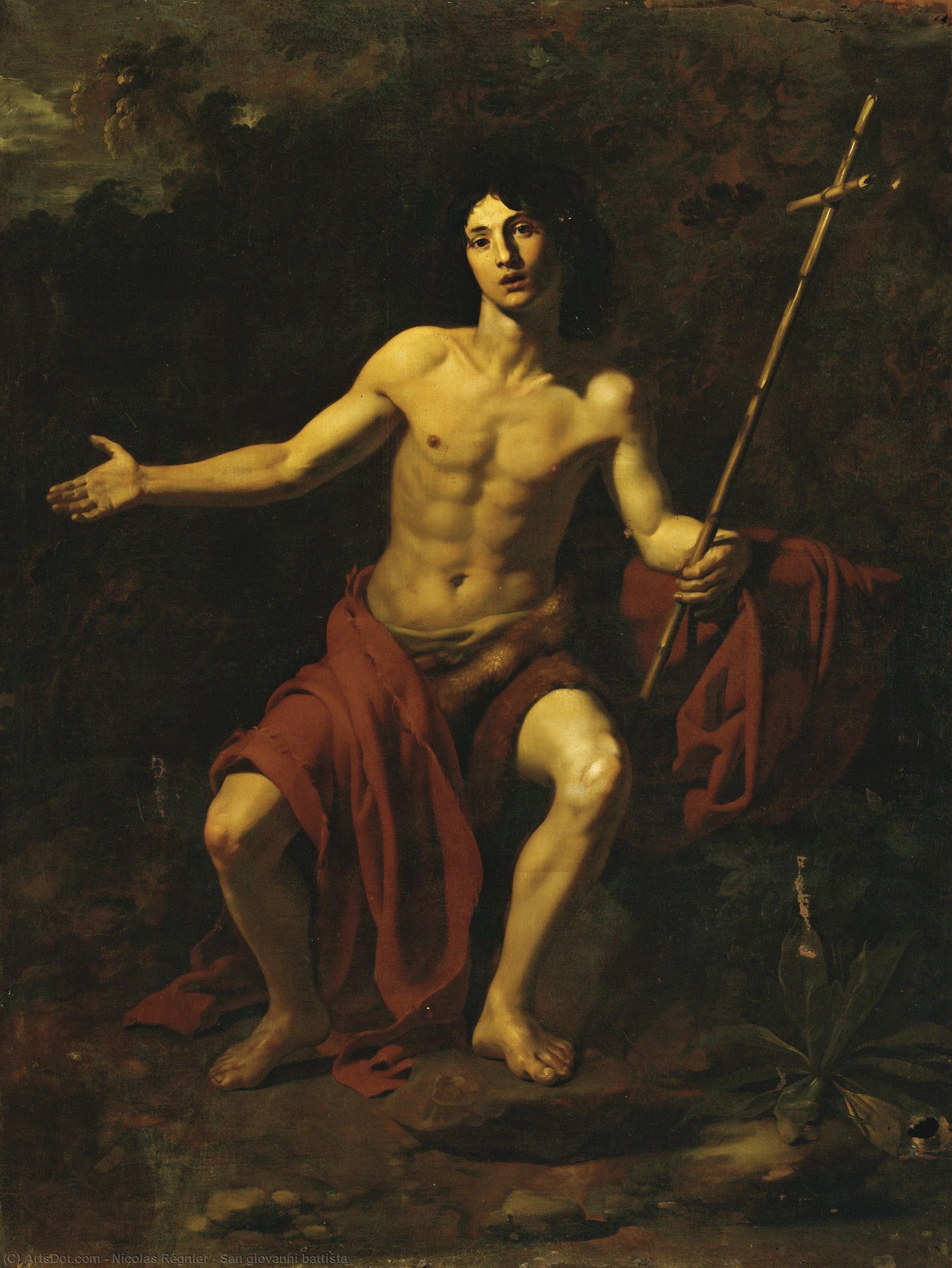 Wikioo.org – L'Encyclopédie des Beaux Arts - Peinture, Oeuvre de Nicolas Régnier - San giovanni battista