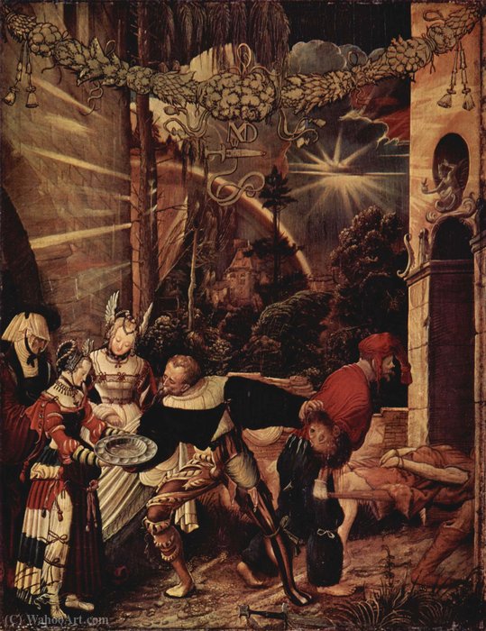 Wikioo.org - Bách khoa toàn thư về mỹ thuật - Vẽ tranh, Tác phẩm nghệ thuật Niklaus Manuel - Beheading of John the Baptist