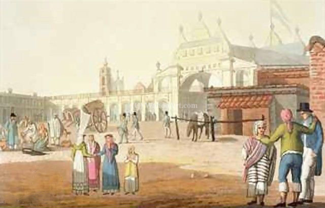 WikiOO.org - Encyclopedia of Fine Arts - Festés, Grafika Paolo Fumagalli - Market square buenos aires argentina