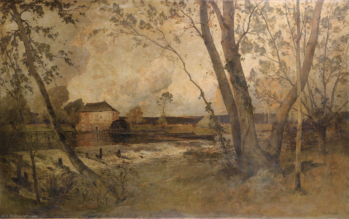 WikiOO.org - Encyclopedia of Fine Arts - Malba, Artwork Paul Lecomte - Landscape moulin
