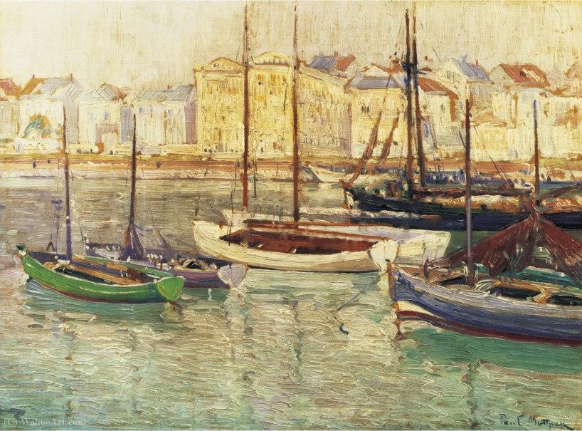 Wikioo.org - The Encyclopedia of Fine Arts - Painting, Artwork by Paul Mathieu - In the Harbour