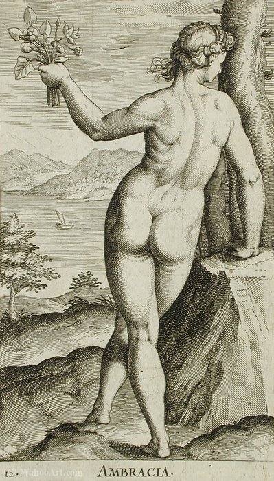 WikiOO.org - Enciclopédia das Belas Artes - Pintura, Arte por Philip Galle - Ambracia