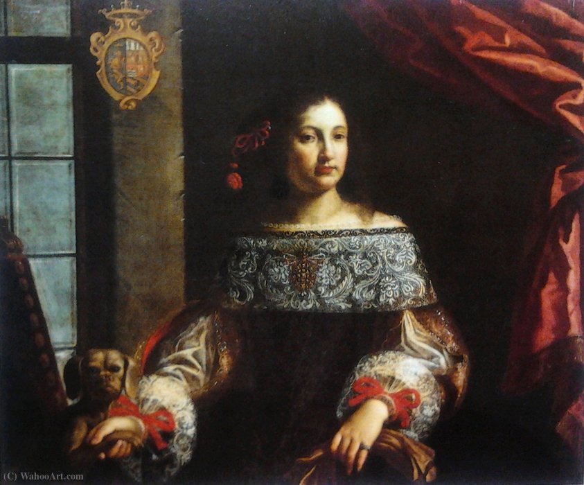 WikiOO.org - Güzel Sanatlar Ansiklopedisi - Resim, Resimler Pier Francesco Cittadini - Portrait of Countess Simonetta Cavazzi della Somaglia.