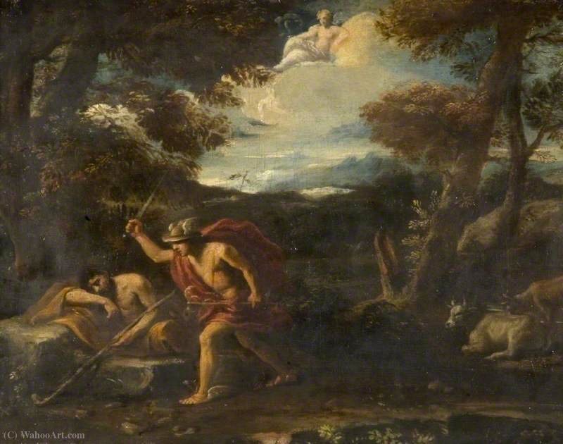 Wikioo.org - The Encyclopedia of Fine Arts - Painting, Artwork by Pier Francesco Mola - Mercury and Argus