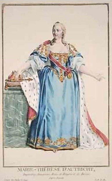 Wikioo.org – L'Enciclopedia delle Belle Arti - Pittura, Opere di Pierre Duflos - Maria Teresa Imperatrice d Austria