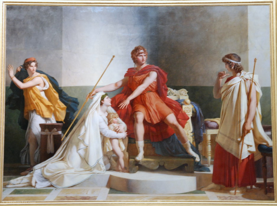 Wikioo.org – L'Enciclopedia delle Belle Arti - Pittura, Opere di Pierre Narcisse Guérin - Andromaca e Pirro