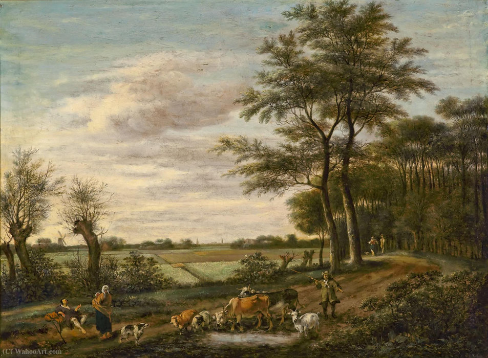 Wikioo.org - The Encyclopedia of Fine Arts - Painting, Artwork by Pieter Jansz Van Asch - Pastoral