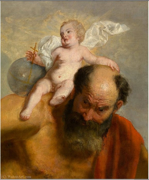 WikiOO.org - אנציקלופדיה לאמנויות יפות - ציור, יצירות אמנות Pieter Van Lint - Saint christopher