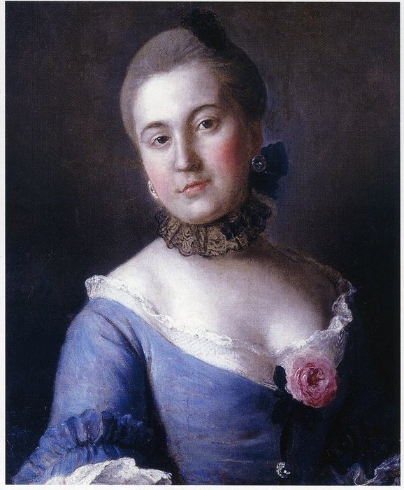 Wikioo.org - The Encyclopedia of Fine Arts - Painting, Artwork by Pietro Antonio Rotari - Portrait of Elena Kurakina