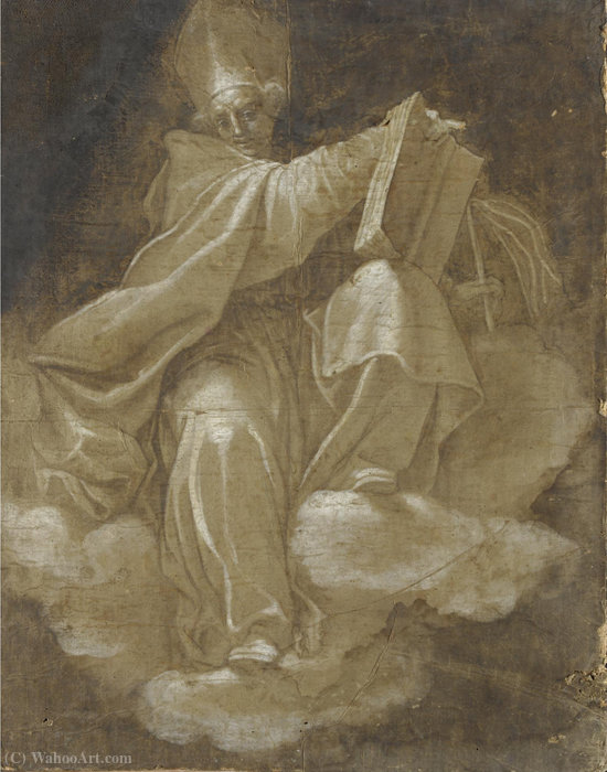 Wikioo.org - The Encyclopedia of Fine Arts - Painting, Artwork by Pomarancio - Sant'ambrogio