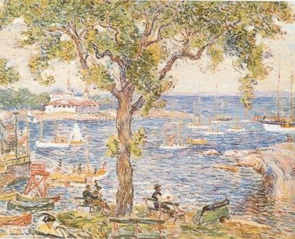 Wikioo.org - The Encyclopedia of Fine Arts - Painting, Artwork by Reynolds Beal - Echo bay, new rochelle