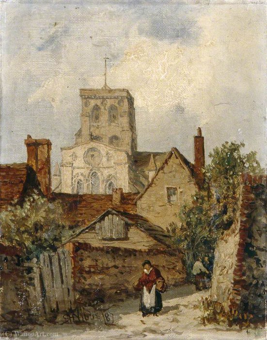 Wikioo.org - The Encyclopedia of Fine Arts - Painting, Artwork by Richard Henry Nibbs - Shoreham, west sussex
