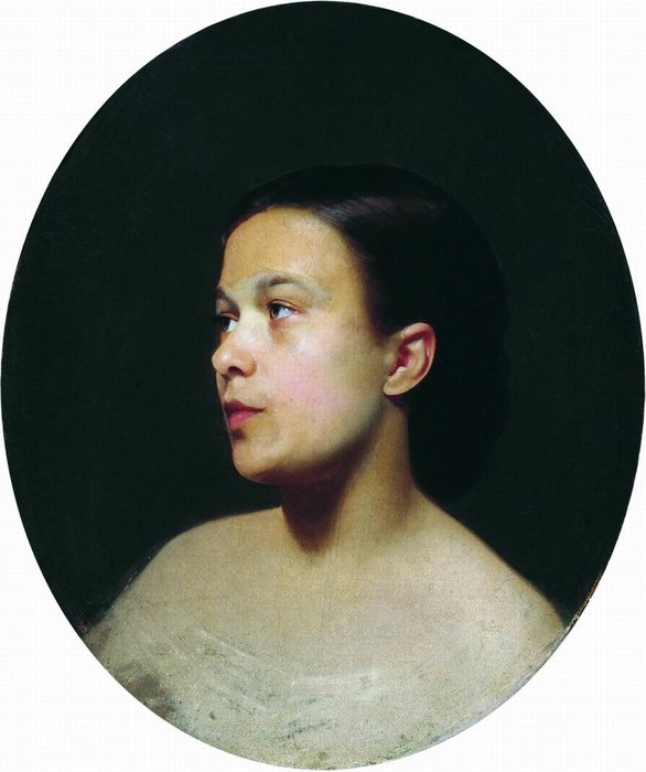 Wikioo.org - The Encyclopedia of Fine Arts - Painting, Artwork by Sergey Konstantinovich Zaryanko - Female head
