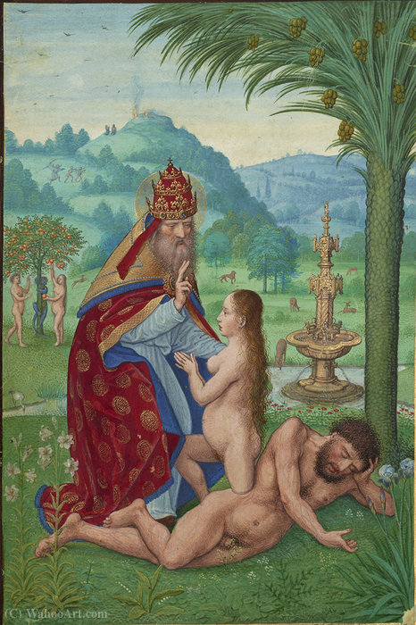Wikioo.org - The Encyclopedia of Fine Arts - Painting, Artwork by Simon Bening - Scenes from the Creation