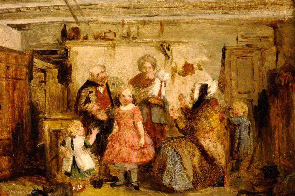 Wikioo.org - The Encyclopedia of Fine Arts - Painting, Artwork by David Wilkie Wynfield - A study