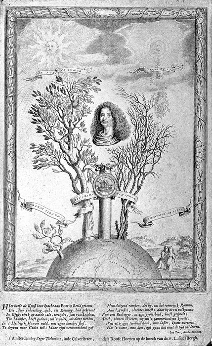 Wikioo.org - สารานุกรมวิจิตรศิลป์ - จิตรกรรม Theodor Matham (Dirck Matham) - Portrait of Guiseppe Francesco Borro