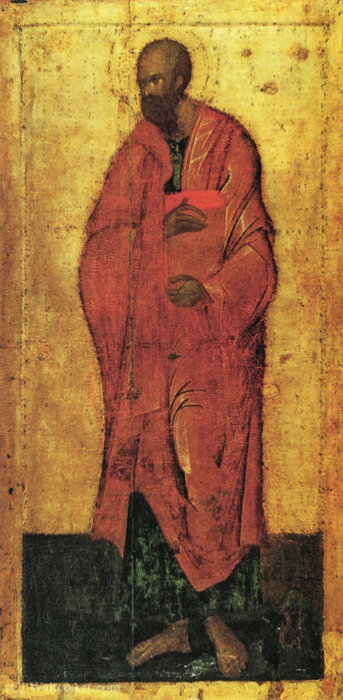 Wikioo.org - สารานุกรมวิจิตรศิลป์ - จิตรกรรม Theophanes The Greek - Saint paul