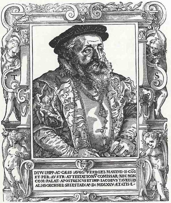 WikiOO.org - Encyclopedia of Fine Arts - Maalaus, taideteos Tobias Stimmer - Jacob taurelis, oechsel, royal advisors