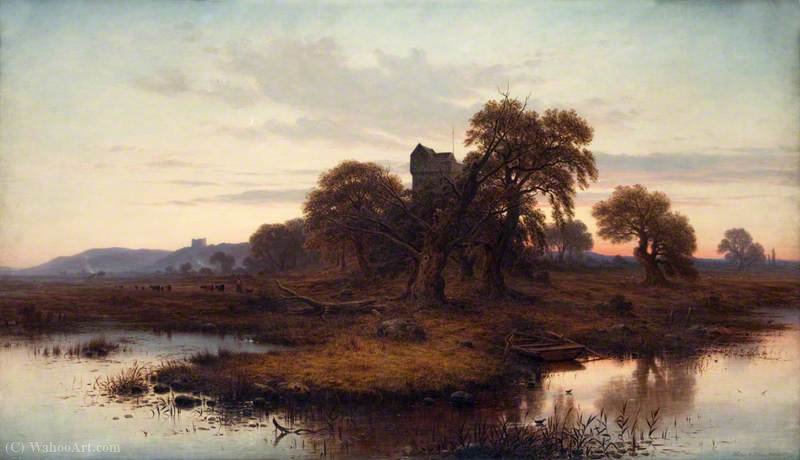 Wikioo.org - The Encyclopedia of Fine Arts - Painting, Artwork by Waller Hugh Paton - The border keep