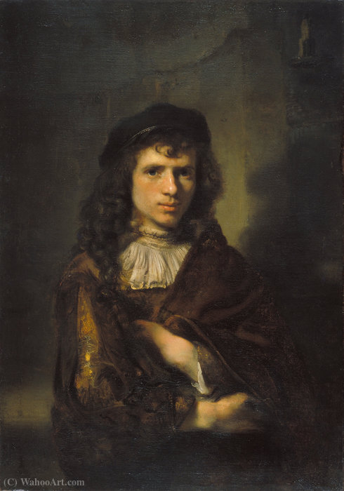 Wikioo.org – L'Enciclopedia delle Belle Arti - Pittura, Opere di Willem Drost - Ritratto di un giovane