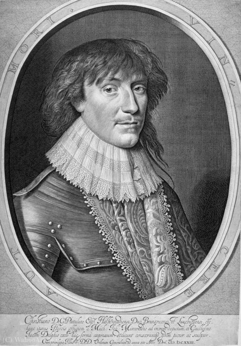 WikiOO.org - Encyclopedia of Fine Arts - Lukisan, Artwork Willem Jacobsz Delff - Portrait of Christian von Braunschweig-Wolfenbüttel