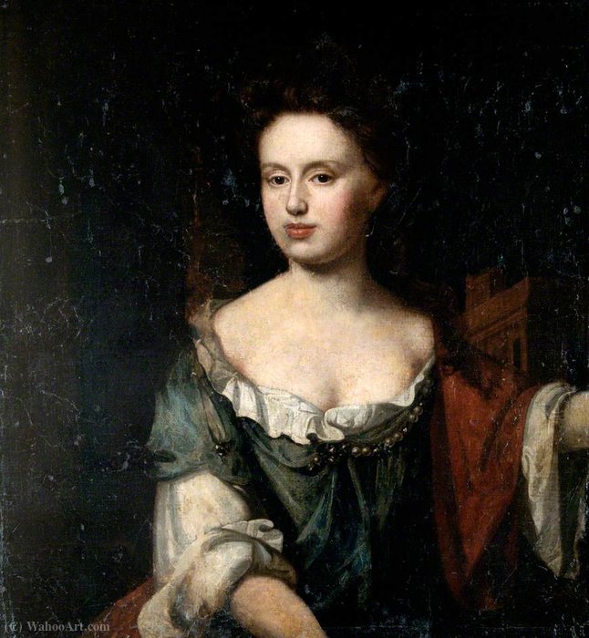 WikiOO.org - Encyclopedia of Fine Arts - Maleri, Artwork Willem Wissing - Lady Catherine Shuckburgh of Hinton Ampner, Hampshire
