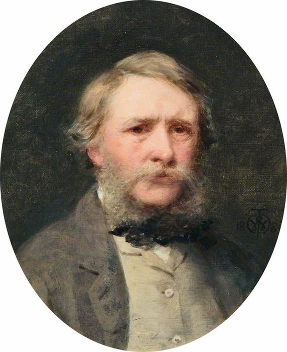 WikiOO.org - Encyclopedia of Fine Arts - Maalaus, taideteos William Charles Thomas Dobson - Self portrait