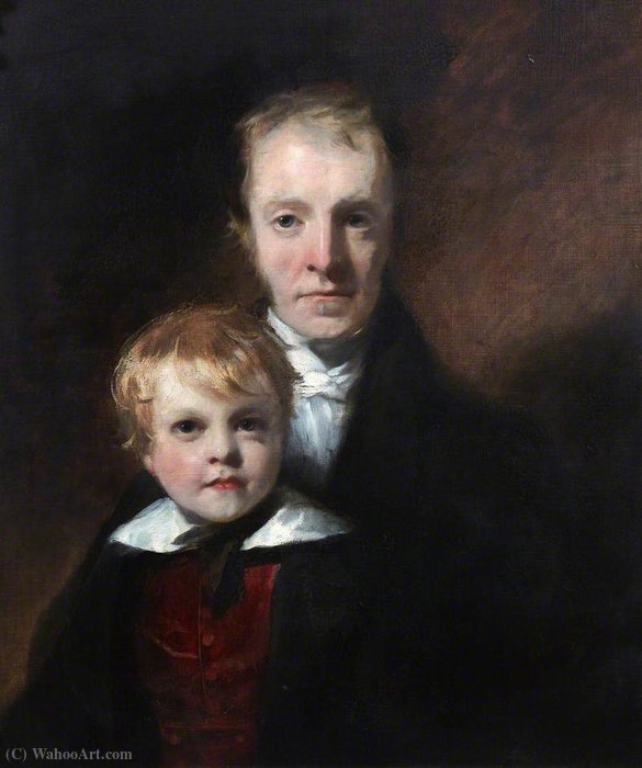WikiOO.org - Encyclopedia of Fine Arts - Schilderen, Artwork William Dyce - John Small and His Son